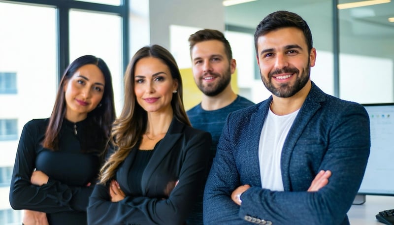 Equipo profesional de Mas Empresa trabajando en soluciones tecnológicas para pymes Equipo profesional de Mas Empresa trabajando en soluciones tecnológicas para pymes